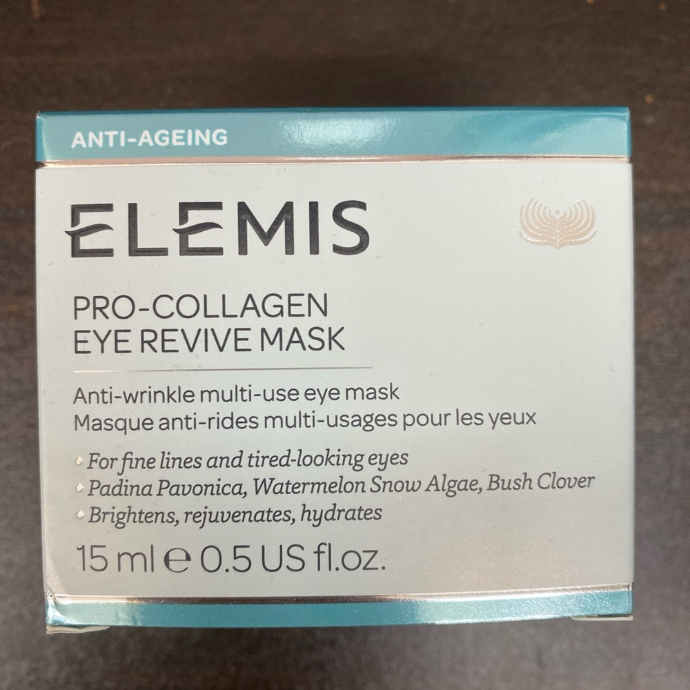 Elemis Pro-Collagen Eye Revive Mask Anti-Aging / Wrinkle Full Size .5oz/15mL